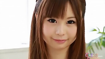 Japanese Teen Indulges In Sensual Self-Pleasure With Toys