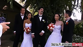 Impresivne Joške In Spretnosti Casey Calvert V Oralnem Seksu V Prizoru Wedding Belles 2