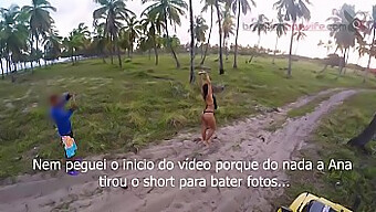 Brazilian Couple'S Intimate Sunset With A Dash Of Exhibitionism In Pontal Do Maracaipe