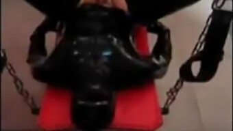 Watch A Submissive Slave In Latex Get Dominated By A Mistress With A Strapon